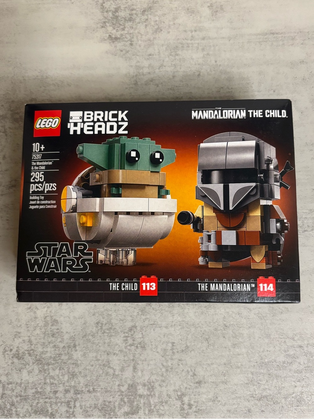 Lego Star Wars BrickHeadz The Mandalorian and the Child Set (#75317)